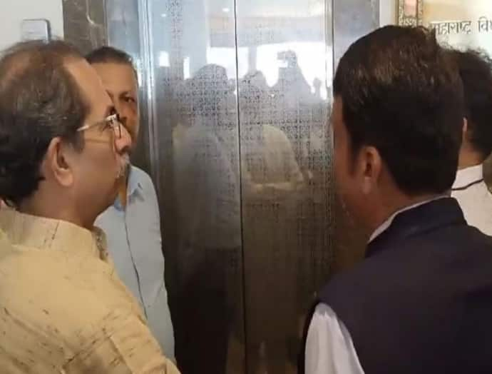 uddhav Thackeray and Devendra fadnavis meet