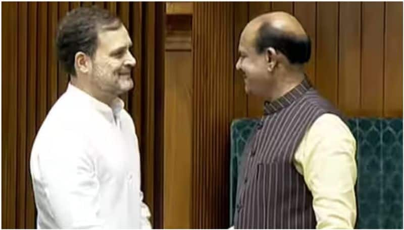 Rahul Gandhi meets Lok Sabha Speaker and says reference to Emergency could have been avoided