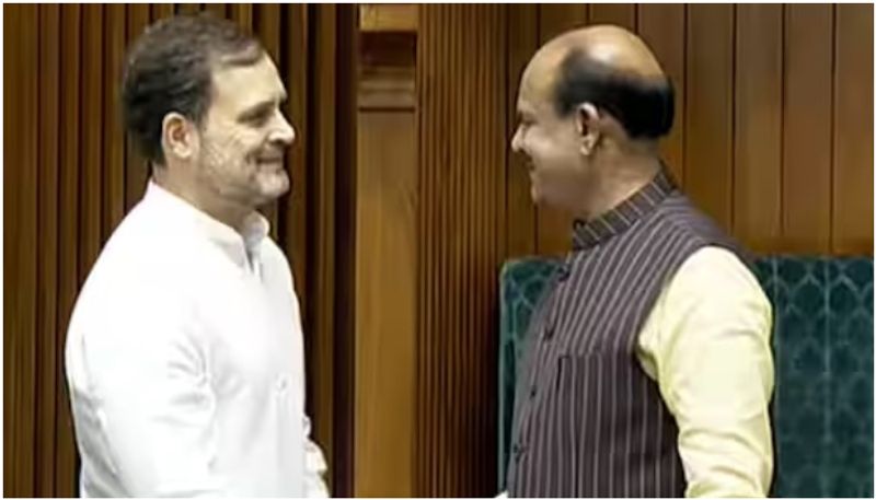 Rahul Gandhi meets Lok Sabha Speaker and says reference to Emergency could have been avoided