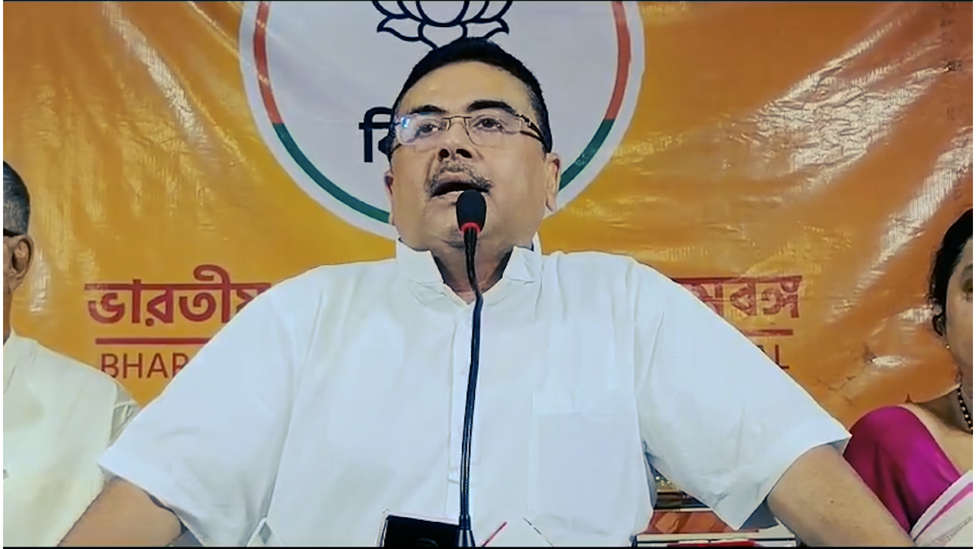 suvendu adhikari appeal to change bjp slogan