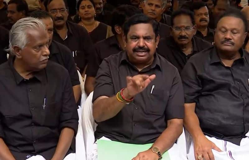 Palaniswami demands that the Chief Minister should resign as the drug traffic has increased in Tamil Nadu vel