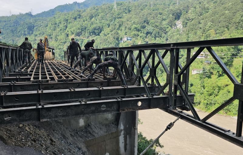 Army builds 70-foot bridge in 3 days in flood-hit Sikkim sgb