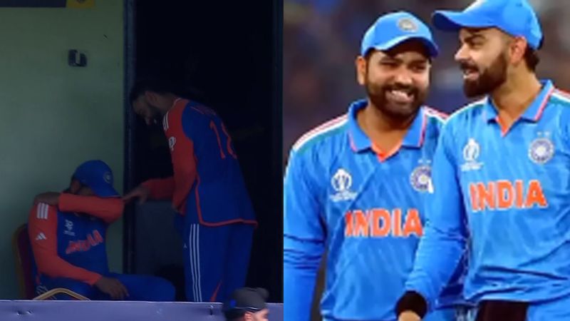 T20 World Cup 2024 : Rohit Sharma cried.. Virat Kohli comforted him, Video RMA