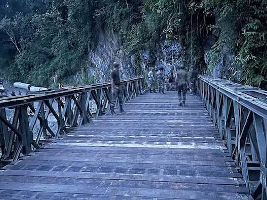 indian army construct 70 feet long bailey bridge in 72 hours in sikkim zrua