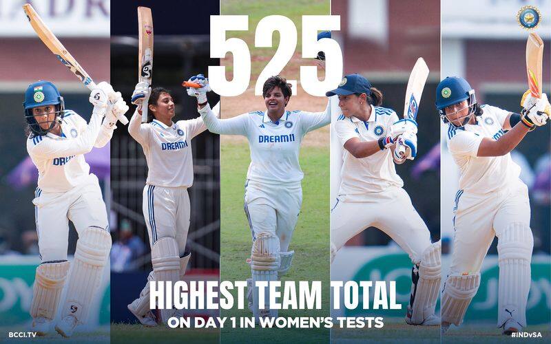 Team India has created history. Shafali Verma hits the fastest double century in Tests RMA