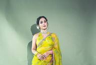 Hina Khan Latest designer stylish saree zkamn
