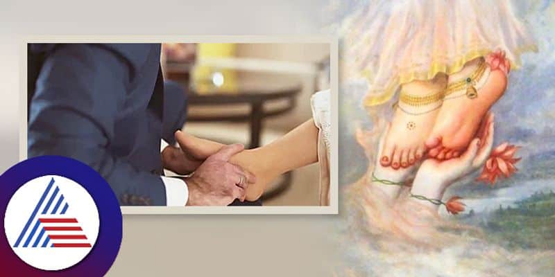 Astrological Benefits Of Touching the feet of your wife roo