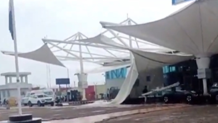 Rajkot Airport Roof Collapses Soon After Delhi Airport Central Order to Inspect All airport Stations in the Country akb