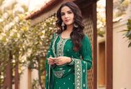 Jasmine Bhasin latest stylish suits zkamn