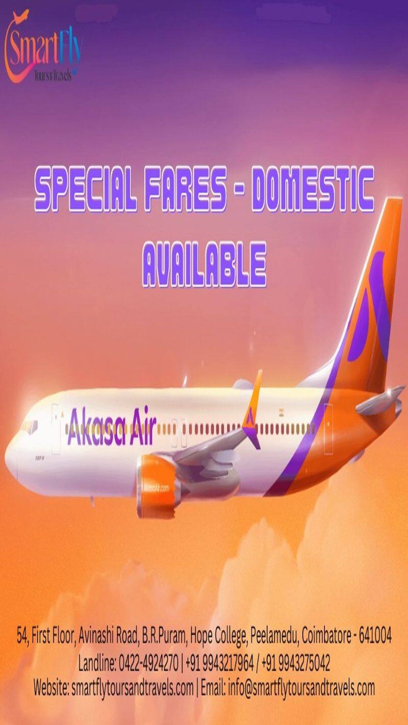 Akasa Airlines is offering special discounts on fares This offer is for a limited period Take advantage of these benefits immediately XSMN