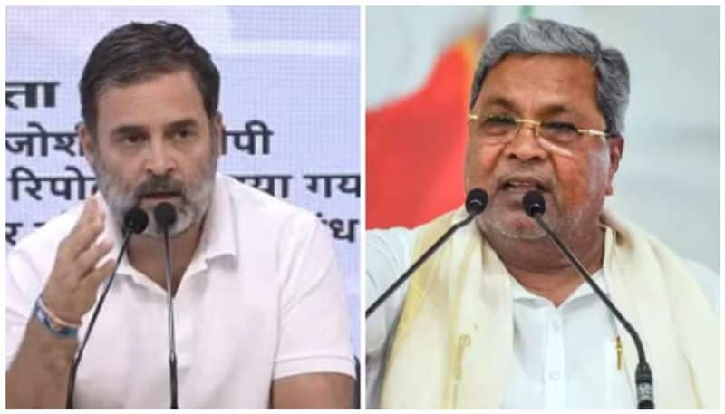 Karnataka Chief Minister Siddaramaiah met with Rahul Gandhi