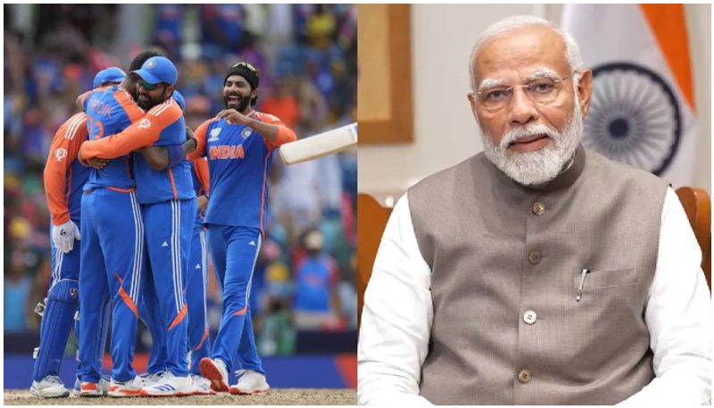 PM Modi Wishes Team India for their historic T20 Worldcup victory gan