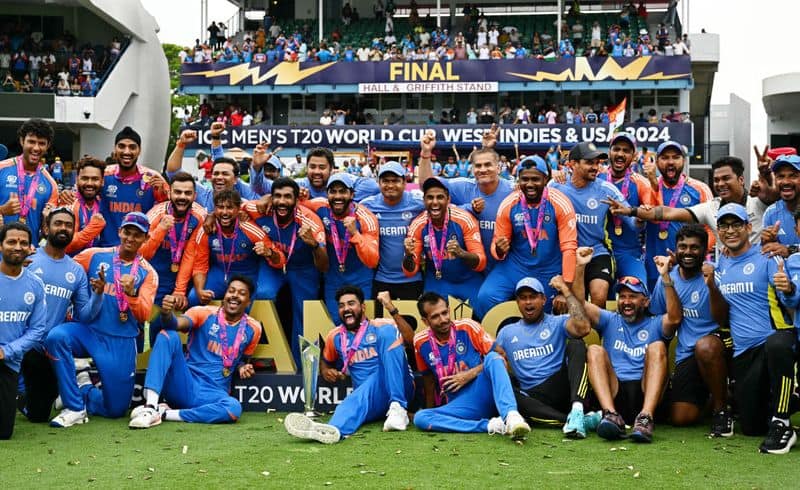 'Thanks for priceless birthday gift': MS Dhoni joins other legends to hail India's T20 World Cup 2024 triumph