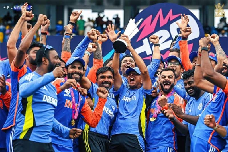 Dravid signs off as India coach with T20 WC high; The Wall's stirring roar with trophy wins hearts (WATCH)