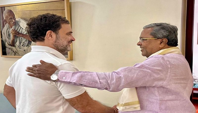 We are with you, fight bravely: Rahul Gandhi calls cm Siddaramaiah grg 