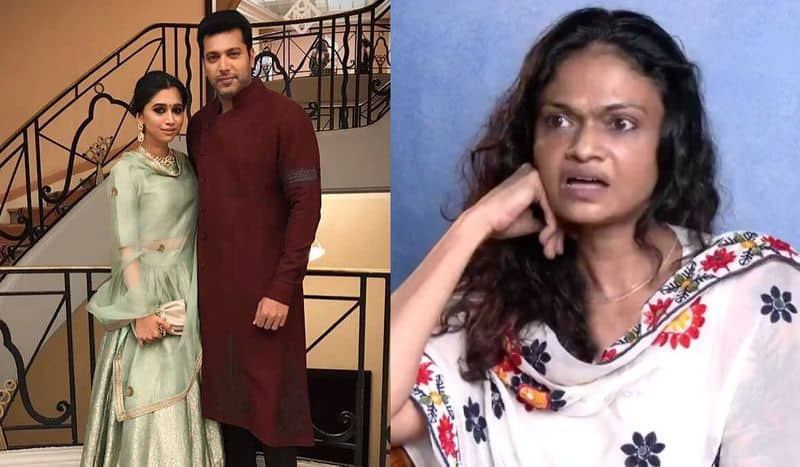 Singer Suchitra says shocking information about Jayam ravi wife Aarti gan