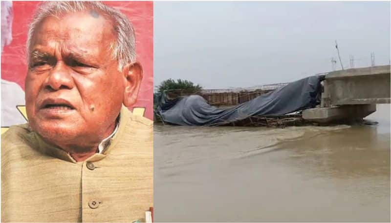 Jitan Ram Manjhi alleges conspiracy on bridges collapse in Bihar