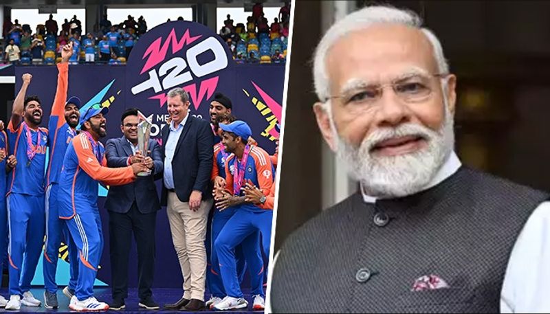 PM Modi dials Team India after t T20 World Cup win, congratulates Rohit Sharma for 'splendid' captaincy gcw