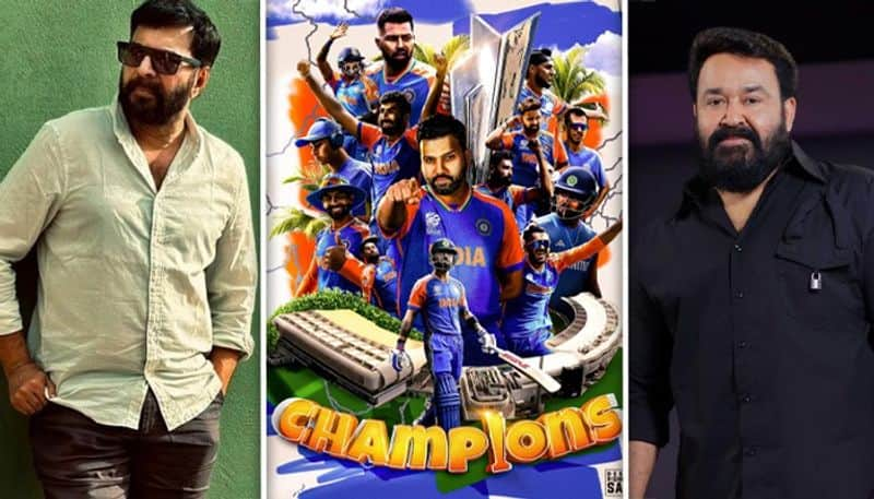 'World Champions Again': Mammootty to Mohanlal, Malayalam stars hail India's massive win in T20 World Cup