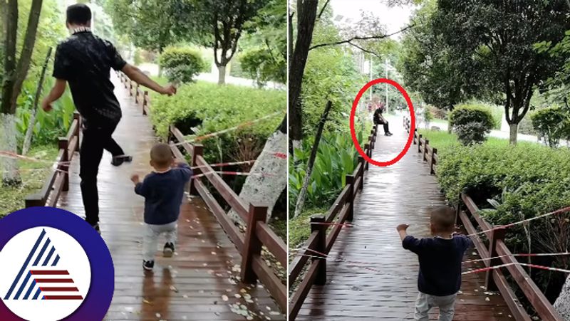 This dad has a good approach teaching his child that no one can rely on anyone suc