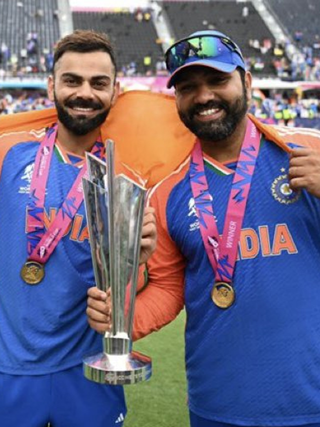 Virat Kohli, Rohit Sharma and Indian team forced to eat in paper plates standing in a queue ram 