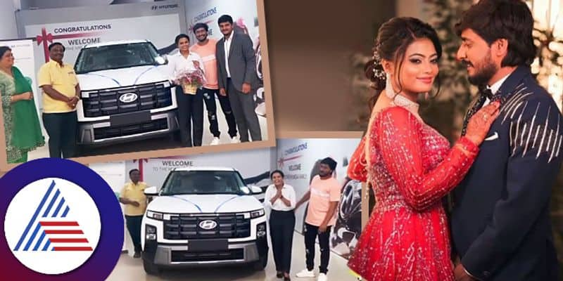 comedy actor jagappa and sushmith buy new carmrq