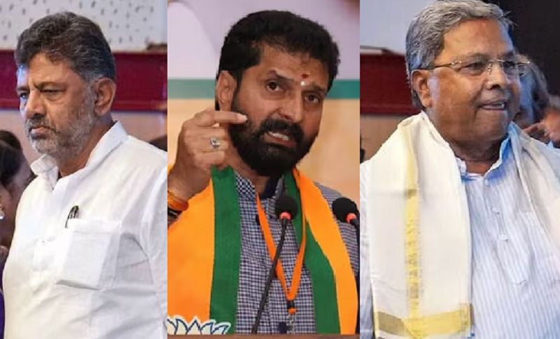 bjp mlc ct ravi slams on siddaramaiah and dk shivakumar for valmiki case gvd