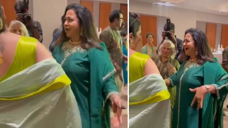 Radhika Dance in Varalaxmi Sarathkumar Pre wedding function gan