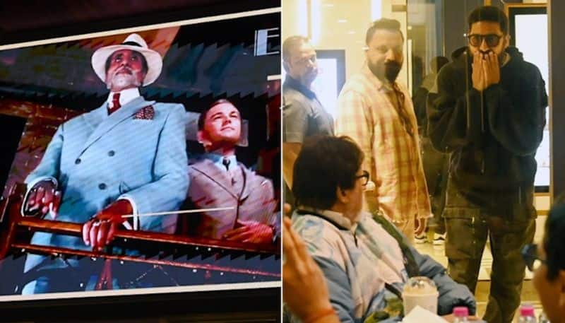 Kalki 2898 AD: Amitabh Bachchan watches his latest film with his son Abhishek (SEE PHOTOS) gcw