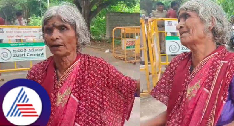 Grandma came to parappa's agrahara Jail from hubli to visit actor Darshan rav