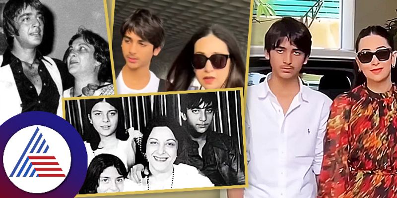 There are 7 people alike in the world Bollywood actress Karisma Kapoors son who looks like Sanjay Dutt akb