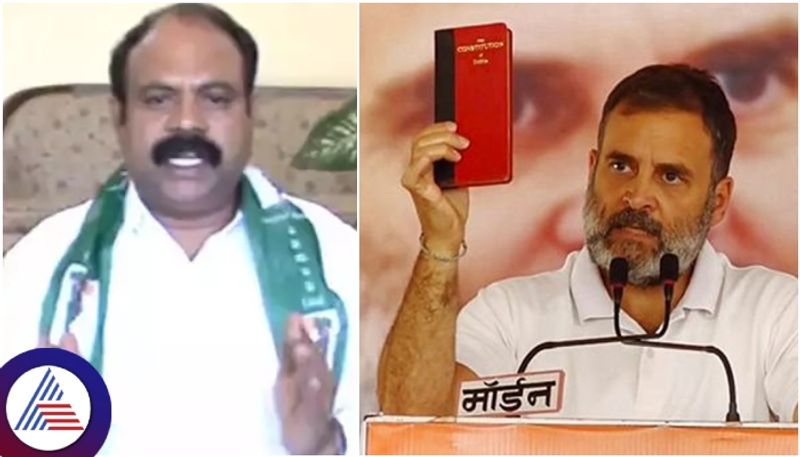 Indian Congress leaders are not fit to hold constitution book says Dr Annadani sat