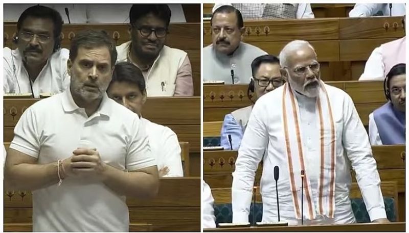 PM Modi hits back at Rahul Gandhi violent Hindus Lok Sabha remark san