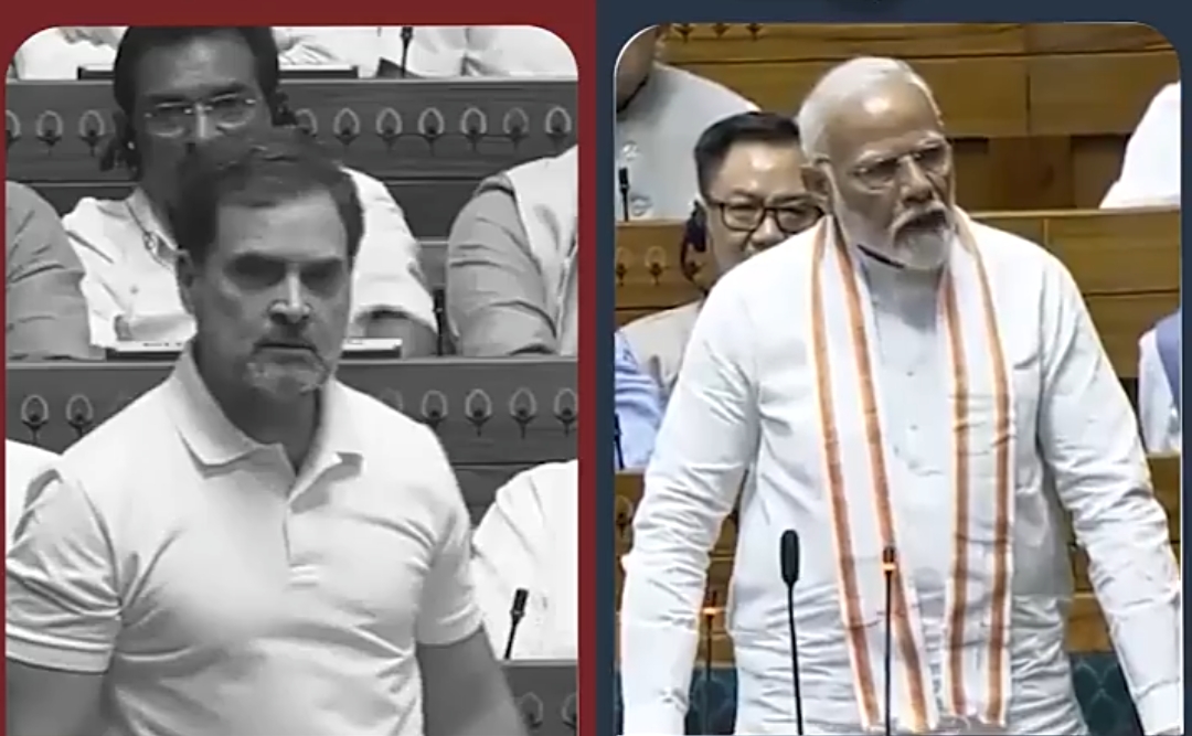 Modi amit Shah Chauhan Rajnath singh responded to Rahul's criticism on spot: a rare moment in the Lok Sabha akb