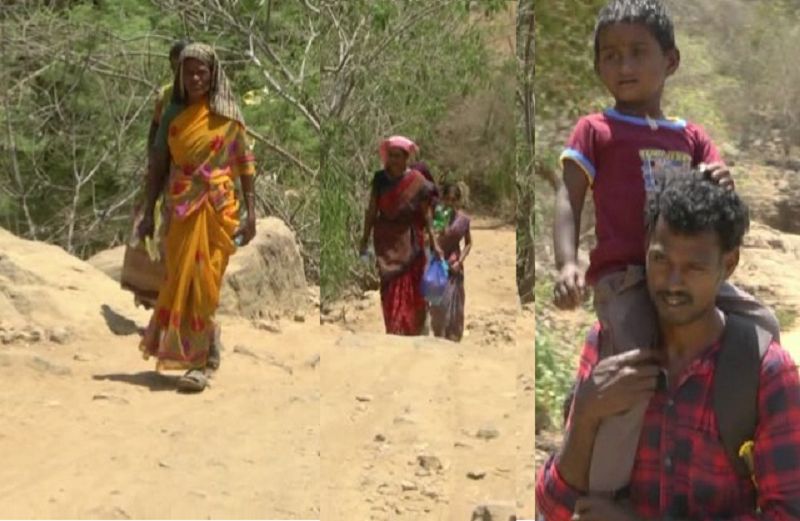 chamarajanagar mendare villagers cry for relocation from forest to city gvd