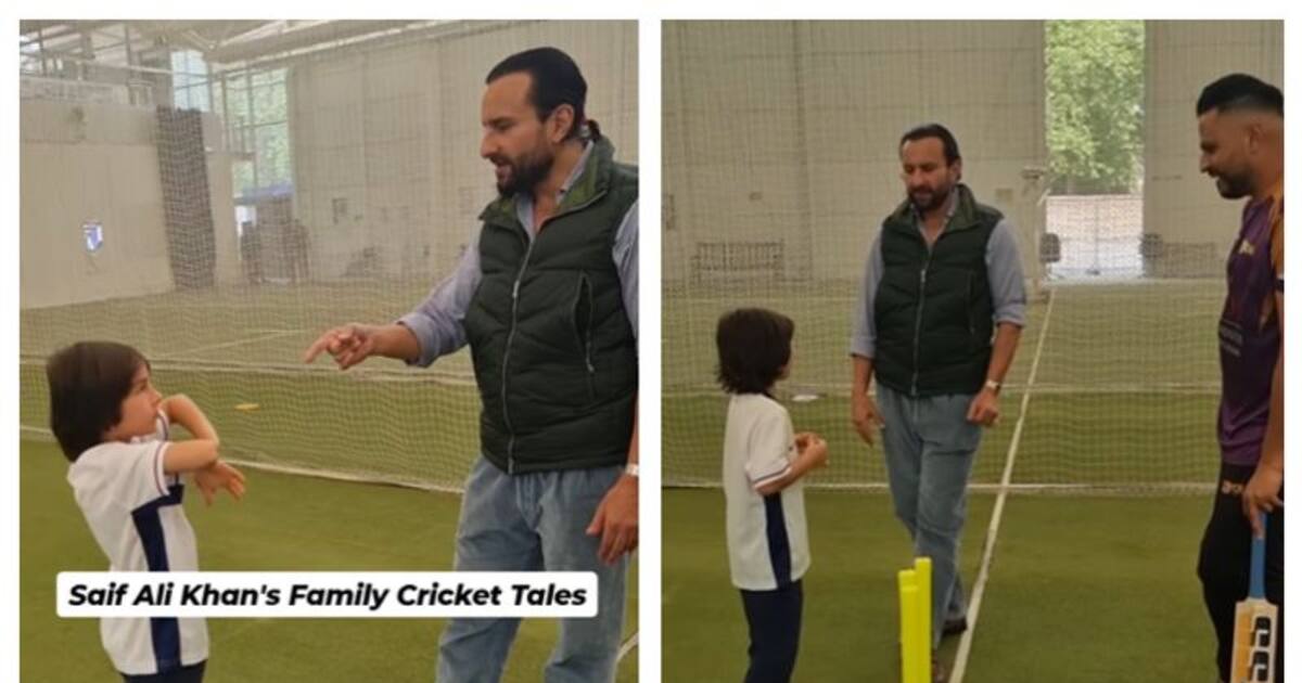 Saif Ali Khan shares story of family's cricket legacy with son Taimur ...