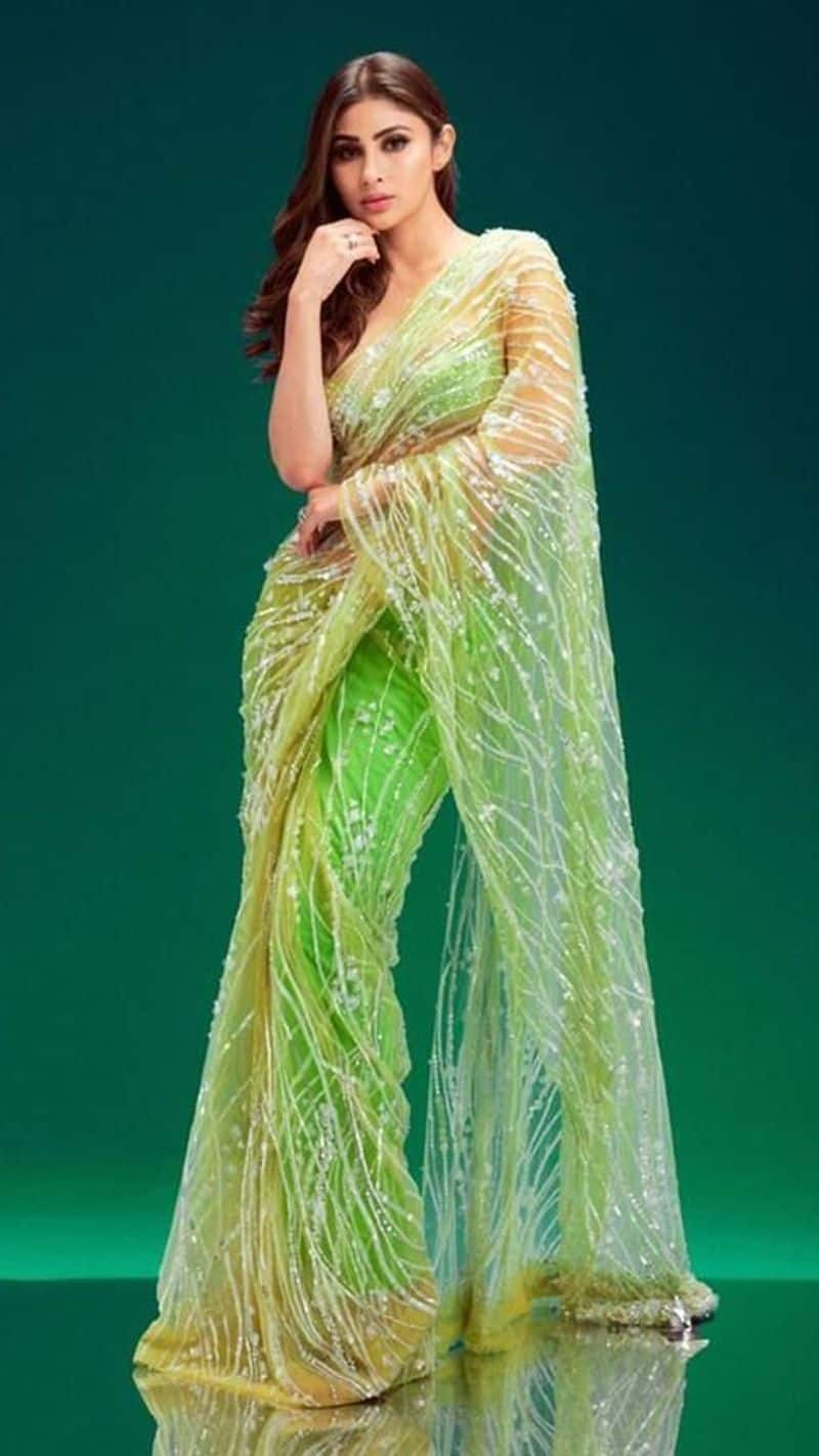 fancy designer green saree collection sawan 2024 kxa 