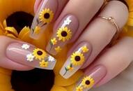 Monsoon and summer theme nail art design zkamn