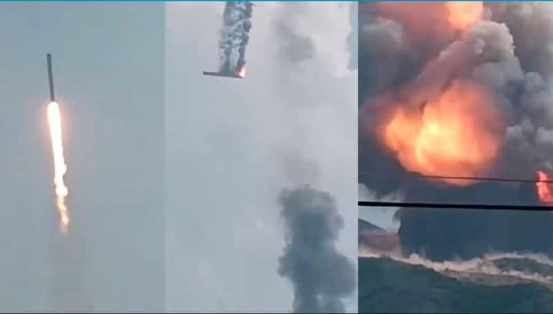 Chinese rocket accidentally launched during trial test Video goes viral akb