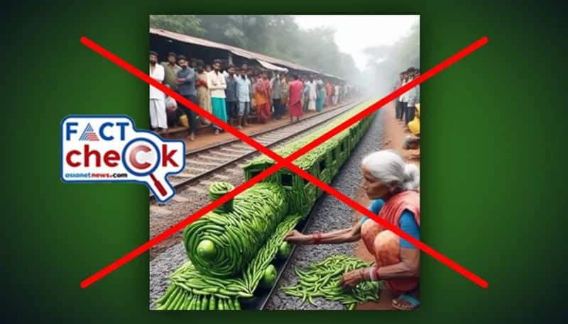 Fact Check image of Train Made With Chillis real or false