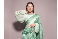 Hina khan Latest stylish designer Saree zkamn