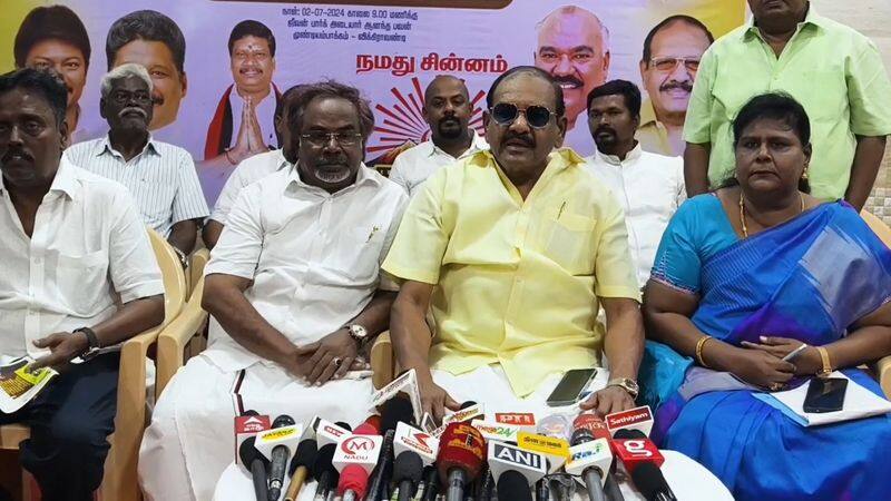 Peter Alphonse campaign in support of DMK candidate in Vikravandi constituency vel