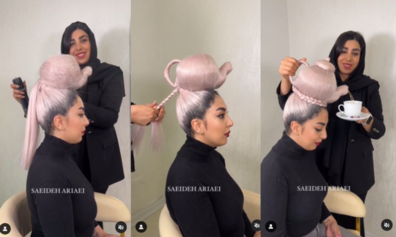 Most stylish unthinkable chai pot hair design goes viral on social Media ckm