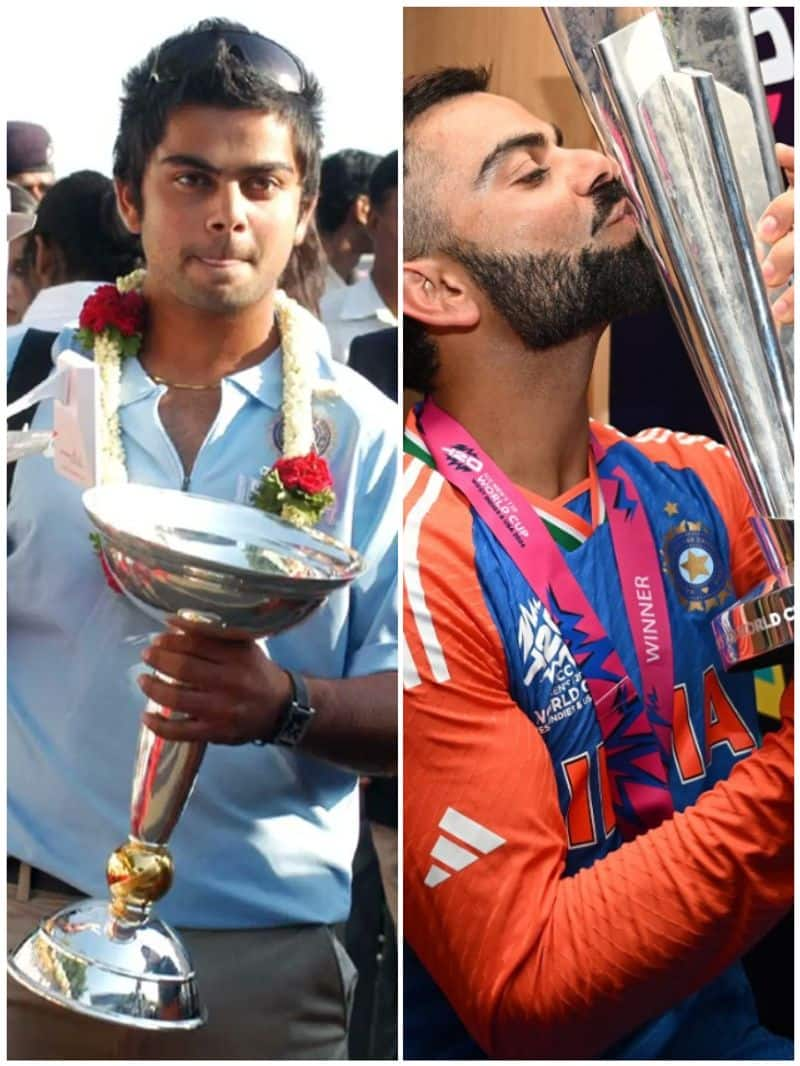 A look at all the ICC trophies won by Virat Kohli RTM 