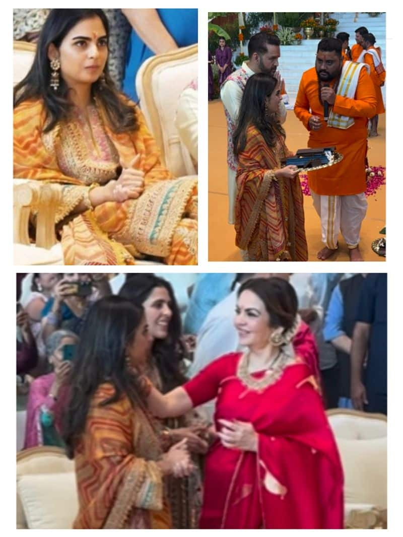 Anant Radhika: Isha Ambani wears Salwar worth THIS at mass wedding ATG