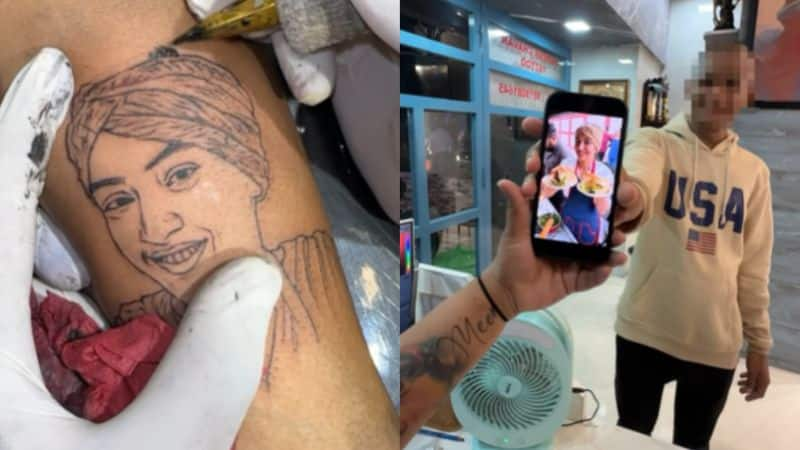  Man got criticized for tattooing 'Vada Pav Girl'; social media reacts negatively NTI