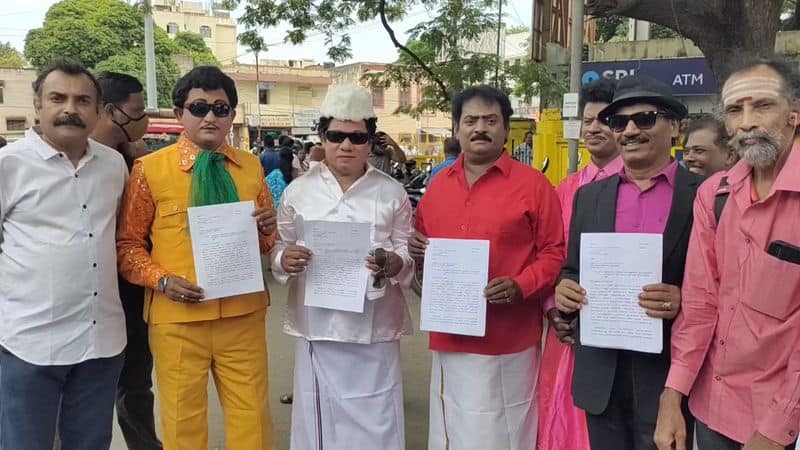 Drama artist demand action against people who performs obscene dance in temple festivals in coimbatore vel