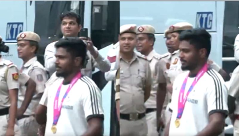 Sanju Samson landed at Dehi Airport after T20 World Cup 2024 win 