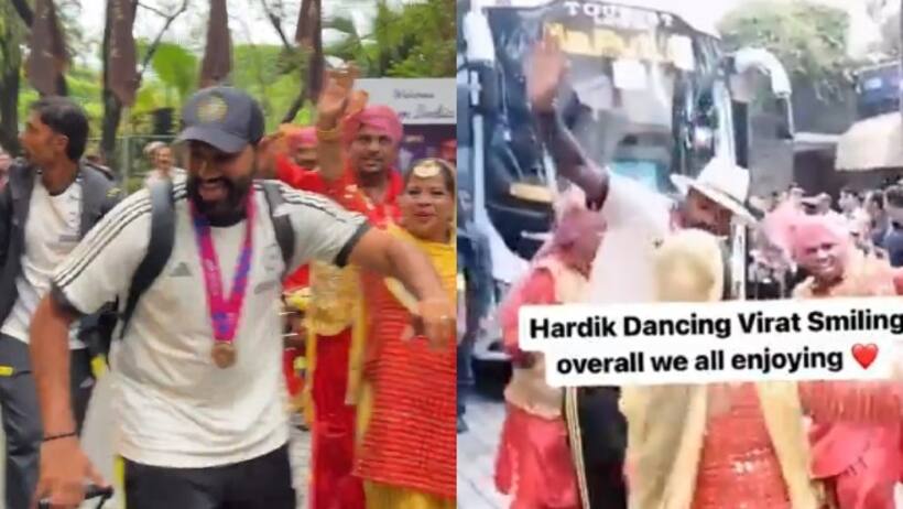 ఢిల్లీలో టీ20 ప్ర‌పంచ క‌ప్ ట్రోఫీతో రోహిత్ శ‌ర్మ డాన్సు.. వీడియో ఇదిగో 
