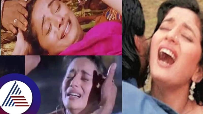 Madhuri Dixits reaction when it comes to intimate scenes in her 80s 90s film curiours story here suc